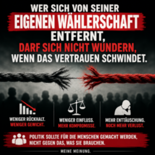 Weg vom Wähler